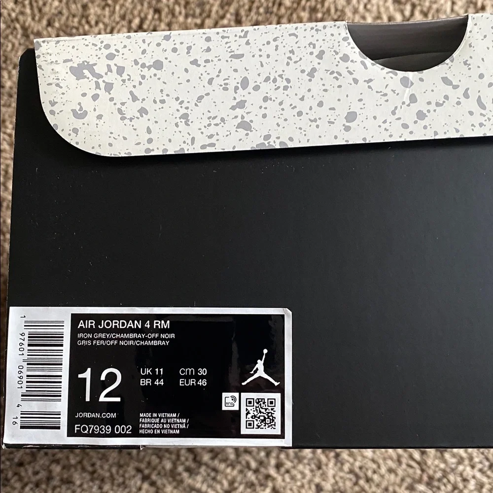 Jordan Men’s Low-Top Athletic Shoes in Black, Light Gray, Cream